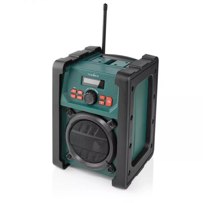 Raadio Nedis RDDB3100GN 15W Bluetooth IP65 Must/Roheline