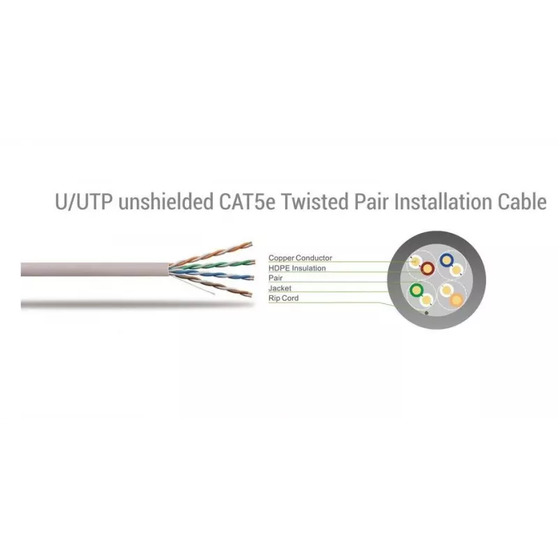 Võrgukaabel SBOX UTP-30 UTP CAT5e RJ45 30m Must