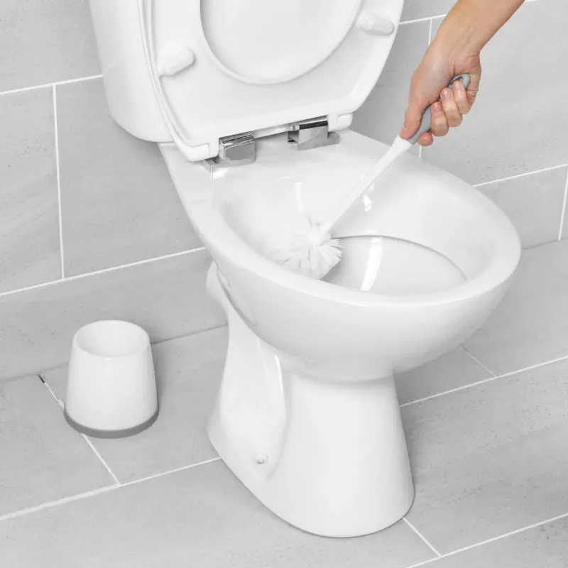 WC-pintsel Beldray LA080714UFFEU7 antibakteriaalse hoidikuga