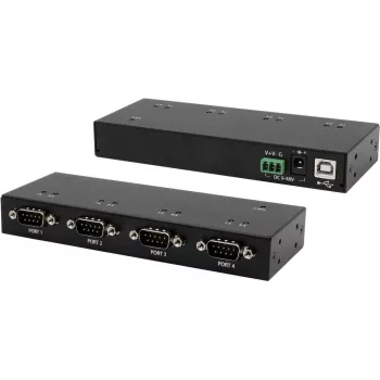 Exsys EX-13074HM - USB 2.0 muundur, USB-B -> 4x RS-232, FTDI