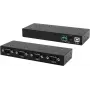 Exsys EX-13074HM - USB 2.0 muundur, USB-B -> 4x RS-232, FTDI