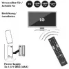 Schwaiger UFB100LG 533 IR Wireless Drucktasten Schwarz Fernbedienung (UFB100LG 533)