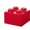 LEGO tellis 4 punane läbipaistev – 4x2 naastuga läbipaistev punane ehitusklots