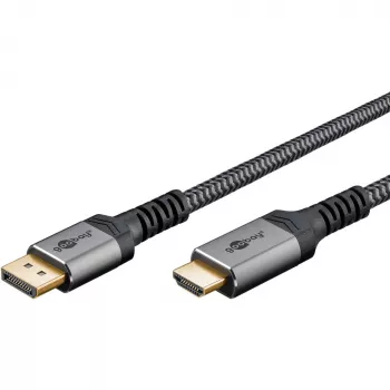 Goobay 65268 Videokaabli-adapter 1 m DisplayPort HDMI Hall (65268)