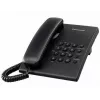 Juhtmega telefon Panasonic KX-TS500 Must helistaja ID ja valjuhääldiga