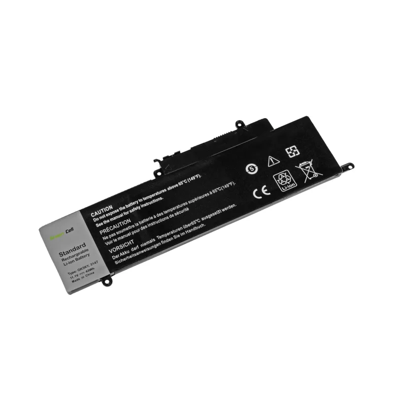 Aku roheline Cell DE82 DELL Inspiron 11 3147 3148 3152 3153 3157 3158 13 7347 7348 7352 7353 7359 jaoks