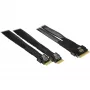 INTER-TECH kaabel SFF-8654-8i kuni 2× SFF-8654-4i, 70 cm sisemine jaotuskaabel
