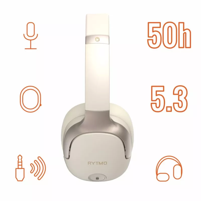 Kõrvaklapid Manta HDP1001CR Rytmo Elegance Cream