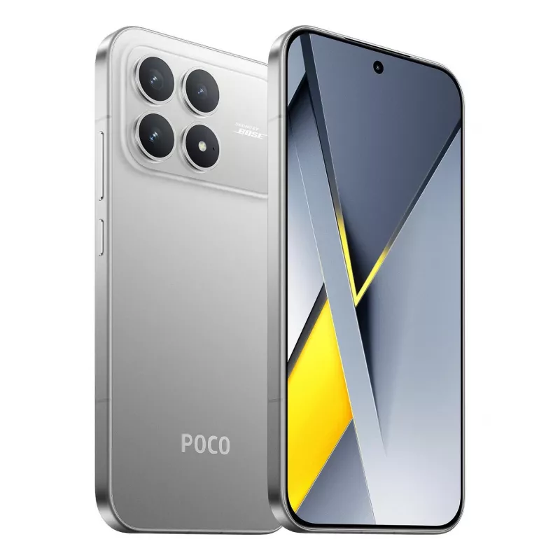 Nutitelefon POCO F8 Pro 12 GB muutmälu 256 GB salvestusruumi Hõbe (mudel MZB0M60EU)