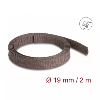 Kaablikaitse DeLOCK 20899 Pruun Polüester Läbimõõt 1,9 cm