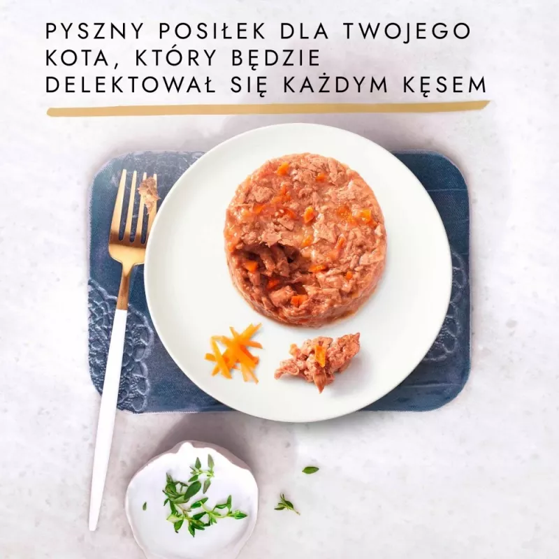 Märg kassitoit kotikesed Purina Gourmet Gold Savoury Cake Mix 48×85 g, täiskasvanud, 74% niiskus, 17% valk