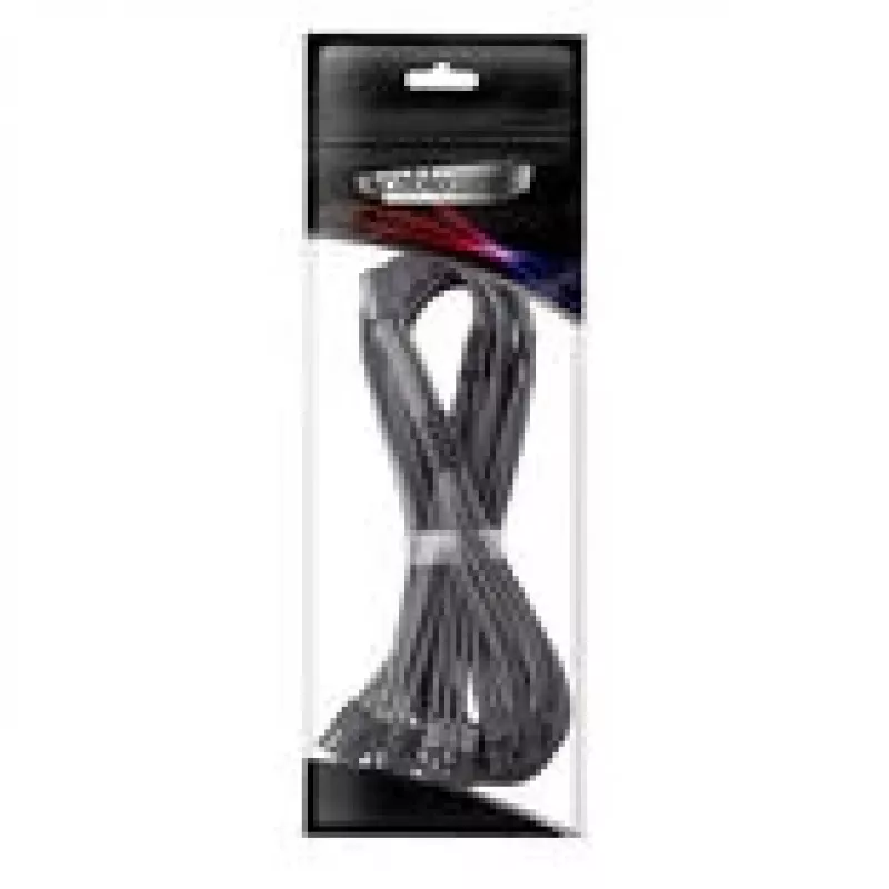 CableMod C-Series Pro Anschlusskabel Variante A 90° 16-Pin to 4×8-Pin PCIe carbon