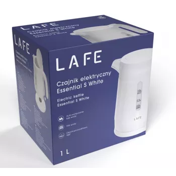 Elektriline veekeetja LAFE 1 L 2200 W valge