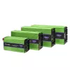 Qoltec Monolith Pingemuundur | Aku laadimine | UPS | 2000W | 4000W | 12V kuni 230V | Puhas siinus | LCD must-roheline