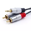 Audio kaabel Qoltec 52341 3m 2xRCA 3.5mm Must