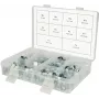 Voolikuklambrite komplekt ks tools 970.0770 — miniklambrid 78-osaline, suurusvahemik 7–18 mm