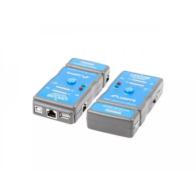 Lanberg NT-0403 võrgukaabli tester PoE tester sinine