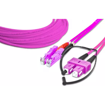 Lightwin kvaliteetne dupleks LWL-ühenduskaabel - MM OM4 - LSH - SC (LDP-50 LSH-SC 5.0 OM4)