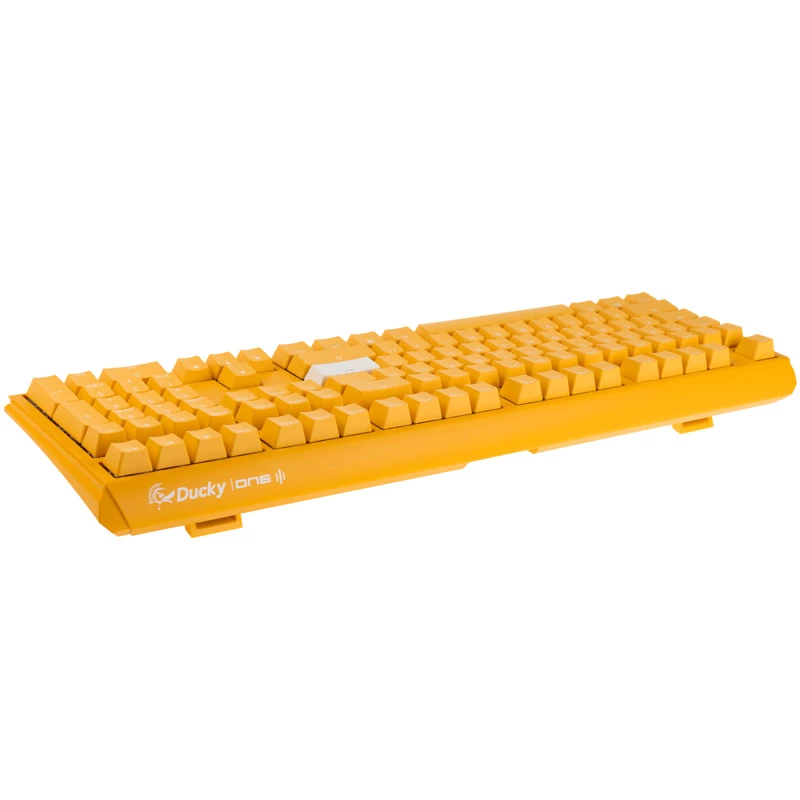 Ducky One 3 klaviatuur, mängimine, USB, QWERTY, inglise, kollane