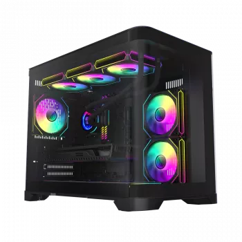 Gamemax korpus | HYPE-M BK | Must | Micro | Toiteplokk puudub