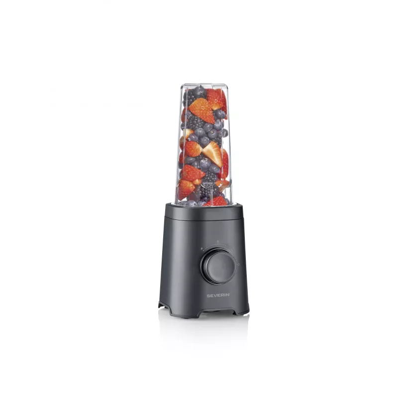 Lauablender SEVERIN SM 3743 — 0,6 L kann, 320 W, must, roostevabast terasest terad