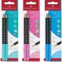 FABER-CASTELL pliiats Jumbo Grip Two Tone 2xBS BK