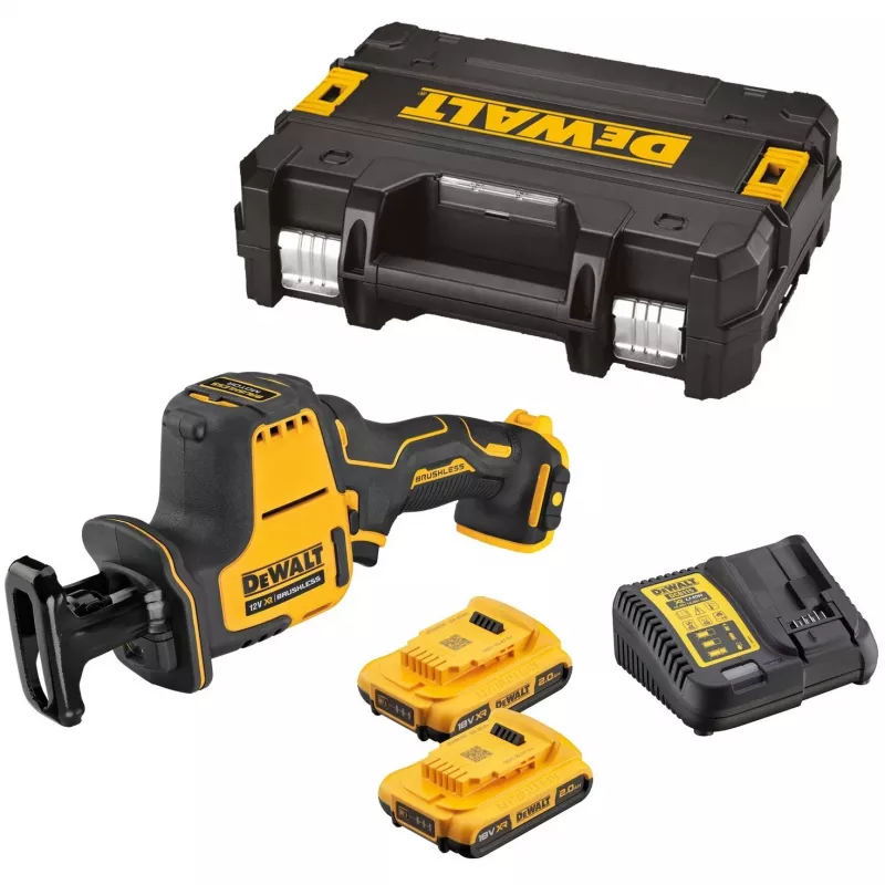 DeWALT DCS312D2-QW tikksaag 2800 spm Must, Kollane