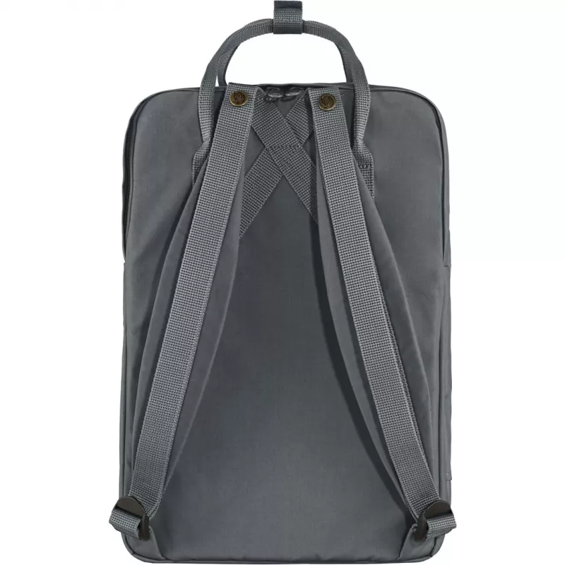 Vabaaja seljakott Fjällräven Kanken Laptop 15 tolli, hall — 280×160×400 mm, polüamiid/PP/vinüül
