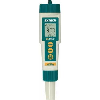 EXTECH CL200 kloori mõõtepulk ExStik™, CL200 1 °C -5 kuni +90 °C (CL200)
