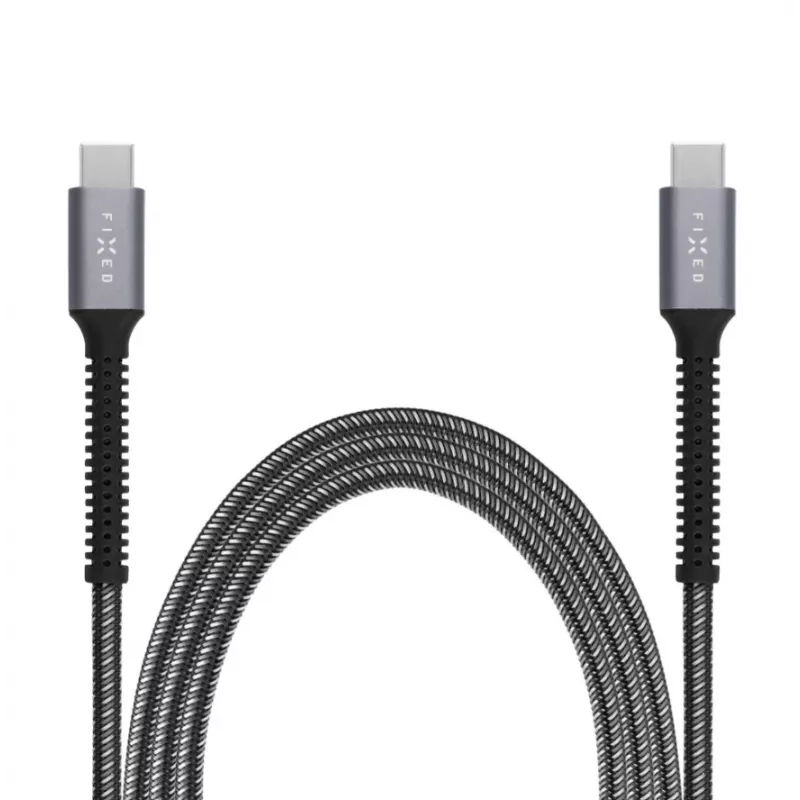 USB-C–USB-C kaabel FIXED FIXDA-CC2-GR — 2 m, 240 W Power Delivery