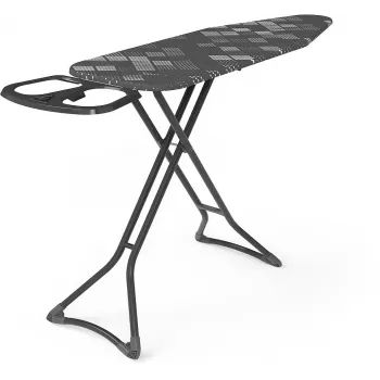 Täissuuruses triikimislaud PROMIS PKD80 COMFORT PLUS — standardsuurus, hall, kokkupandav, triikrauahoidik