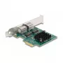 DeLOCK PCI Express x1 kaart 2 x RJ45 Gigabit LAN BCM Hall