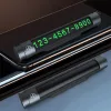 Ajutine auto parkimiskaart Tellur TLL171251 — metallikmust, kuvab kahte telefoninumbrit