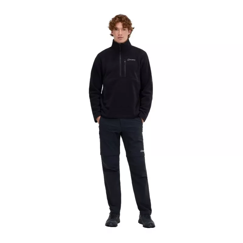 BERGHAUS Prism Half Zip Polartec® Fleece - meeste fliisist dressipluus, suurus L (must)
