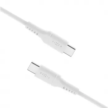 USB-C–USB-C fikseeritud kaabel FIXED FIXDLS-CC2-WH, 2 m, 60 W