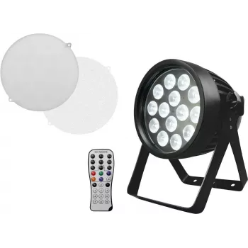 LED PAR valgusti EUROLITE 14x8W QCL — lava-PAR-lamp, 14 LED-i × 8 W, külm valge/värvide segamine