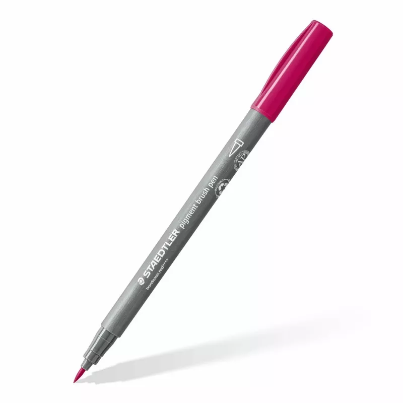 Staedtler pigment brush pen 371 viltpliiats kollane 1 tk