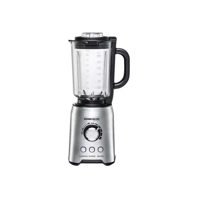 Lauaplaadi blender Rommelsbacher MX 1250 — 1200 W, 1,75 l klaaskann, roostevaba teras