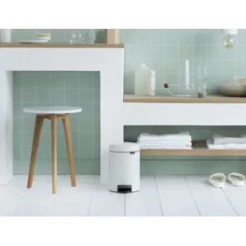 Brabantia 112126 Prügikast 3 l Ümmargune Valge (11 21 26)