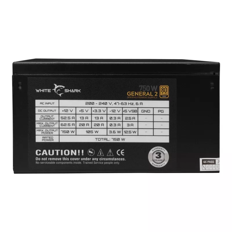 Toiteplokk White Shark GPSU-750W General-2 750W