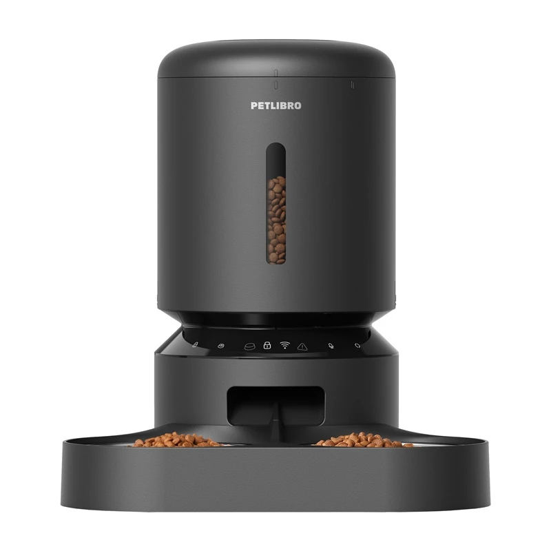 Lemmiklooma söötja Aptel Granary PL-AF103-36B, automaatne 5 L, topeltkaussid, Wi‑Fi (must)