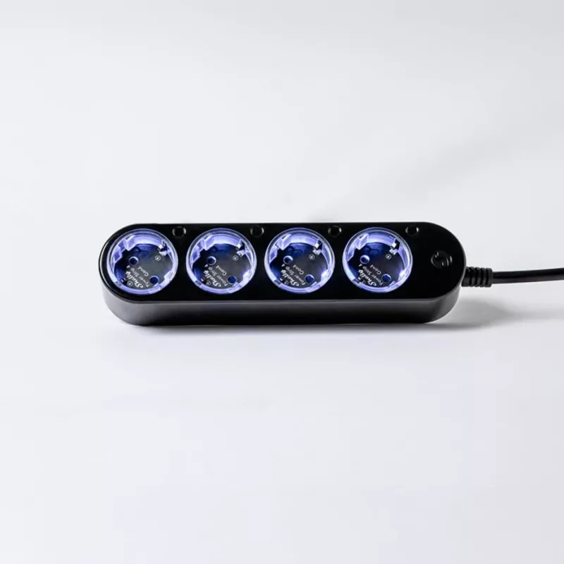 Pistikupesariba Shelly Plug & Play PS4 Gen4 — 4 pistikupesa, 12A pesa kohta
