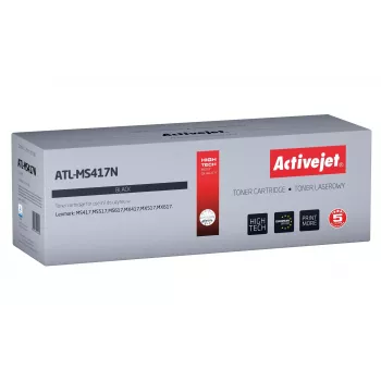 Tonerikassett ActiveJet ATL-MS417N must Lexmarkile, 8500 lehekülge, üksikpakend