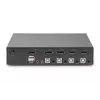 KVM-lüliti Digitus DS-12891 4x1 DP USB 4K Ultra HD