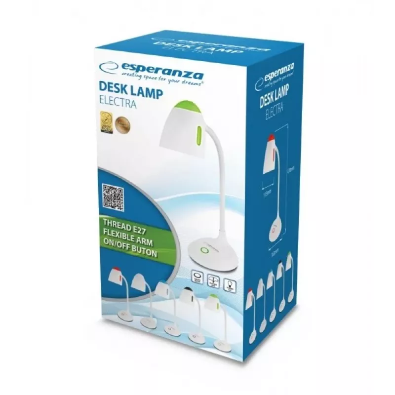 Esperanza ELD110W laualamp E27 12 W LED valge