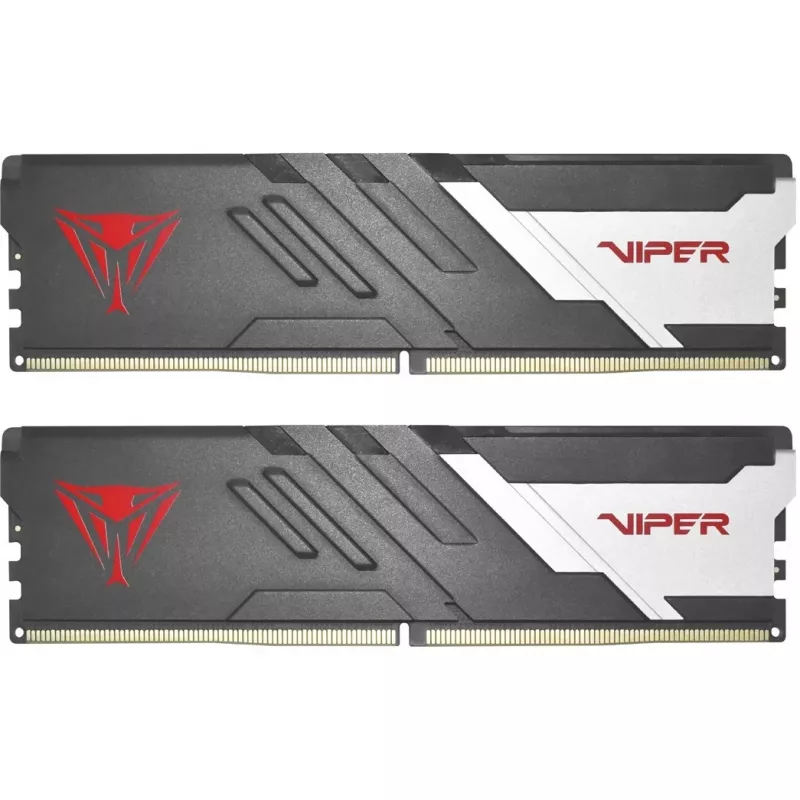 DIMM 16 GB DDR5-5600 (2x 8 GB) Dual-Kit, Arbeitsspeicher schwarz/weiß, PVV516G560C40K, Viper Venom, INTEL XMP