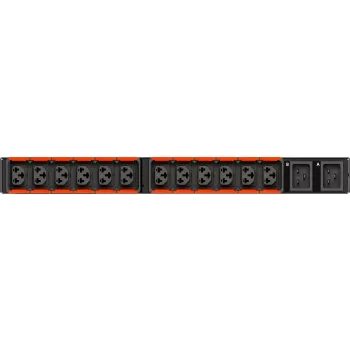 Vertiv Geist RTS, Monitored (Unit Level), 1U, sisend (2) IEC60320 C20 toitepistik 100-240V 16A või 20A, kombi pistikupesad (12) C13 või C19 (VA4U21A0)