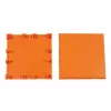 ALLNET Brick'R'knowledge Plastikust korpus 2x2 oranž üla- ja alaosa 10-pakk