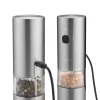 Caso soola- ja pipraveski | SpiceDuo | Elektriline | Korpus roostevabast terasest | Liitium