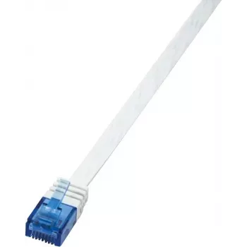 Logilink SlimLine – paigakaabel – RJ-45 (M) – RJ-45 (M) – 1 m – UTP – CAT 6 – valge (CF2031U)
